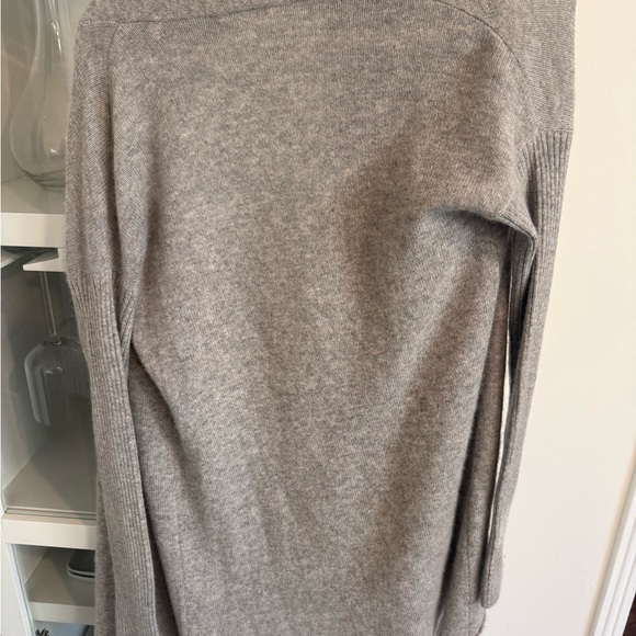 Vince Light Gray Women's cashmere Cardigan - Picture 4 of 4